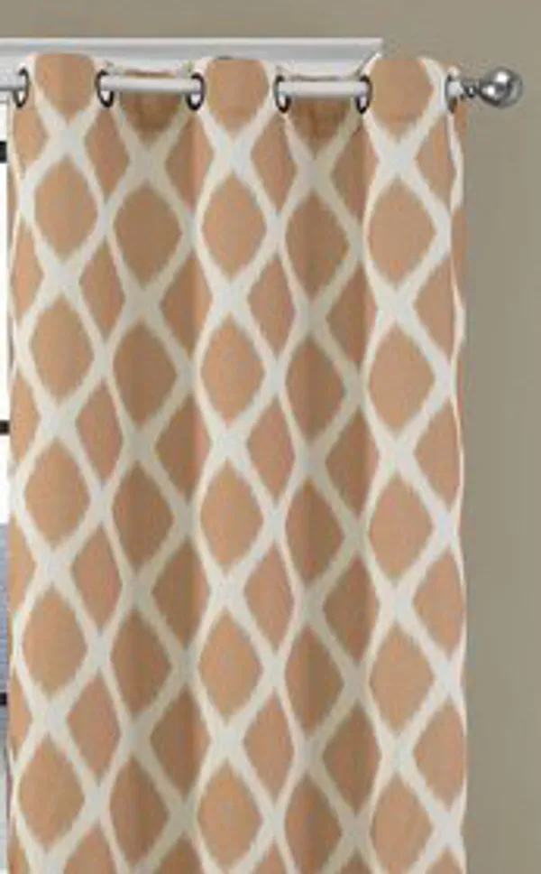 Pack_of_2_Cotton_Beige_Ikat_Printed_Eyelet_Curtain_Set_for_Window_and_Door