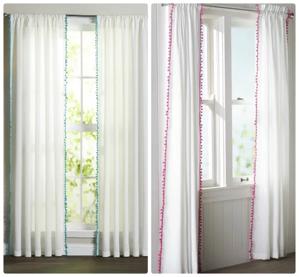 Pack_of_2_Cotton_Pink_Verticle_Sheer_Pompom_Rod_Pocket_Curtain_Set_for_Window_and_Door