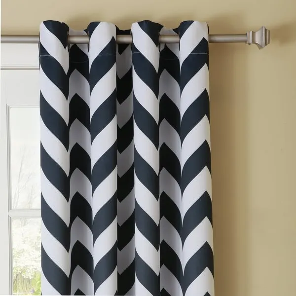 Pack_of_2_Cotton_Blue_Chavron_Printed_Eyelet_Curtain_Set_for_Window_and_Door