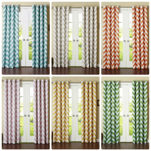 Pack_of_2_Cotton_Blue_Chavron_Printed_Eyelet_Curtain_Set_for_Window_and_Door