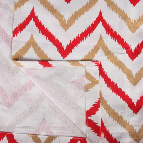Pack_of_2_Cotton_Beige_Ikat_Chevron_Printed_Eyelet_Curtain_Set_for_Window_and_Door