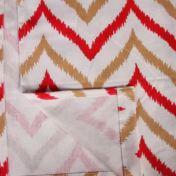Pack_of_2_Cotton_Red_Ikat_Chevron_Printed_Eyelet_Curtain_Set_for_Window_and_Door