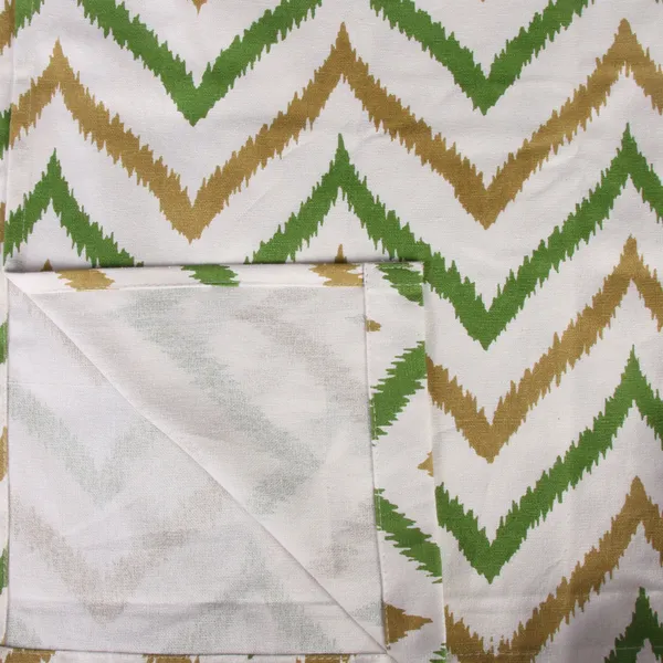 Pack_of_2_Cotton_Green_Ikat_Chevron_Printed_Eyelet_Curtain_Set_for_Window_and_Door