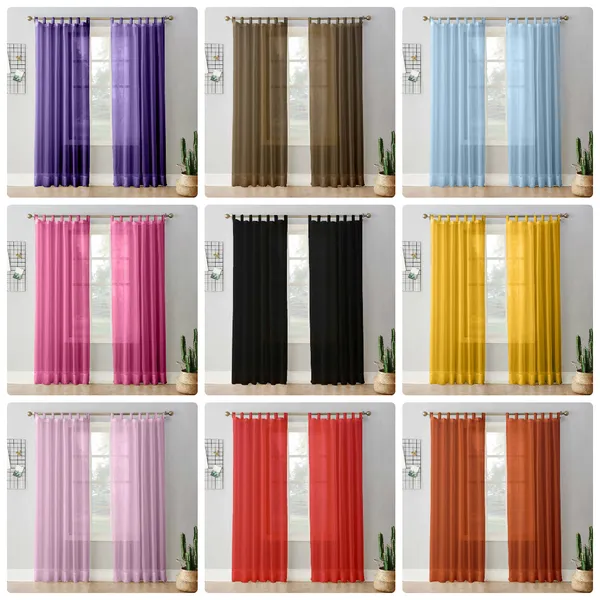 Pack_of_2_Cotton_Red_Solid_Sheer_Cotton_Loop_Curtain_Set_for_Window_and_Door