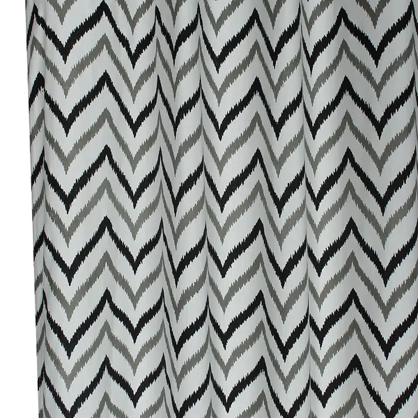 Pack_of_2_Cotton_Black_Double_Ikat_Chevron_Printed_Eyelet_Curtain_Set_for_Window_and_Door