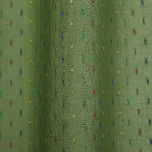Pack_of_2_Cotton_Green_Multi_Butti_Eyelet_Curtain_Set_for_Window_and_Door