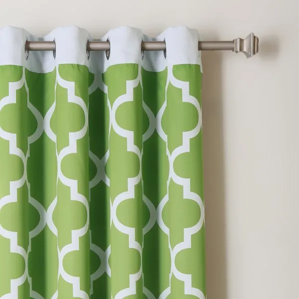Pack_of_3_Cotton_Green_Ogee_Printed_With_Sheer_Eyelet_Curtain_Set_for_Window_and_Door