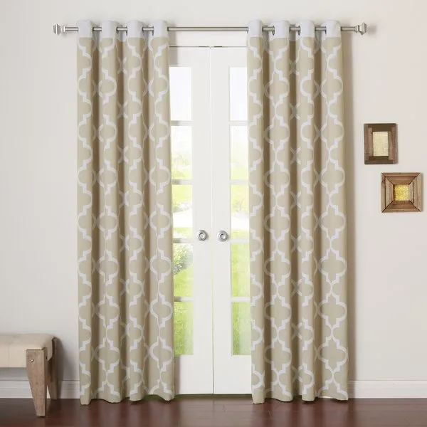 Pack_of_3_Cotton_Beige_Ogee_Printed_With_Sheer_Eyelet_Curtain_Set_for_Window_and_Door