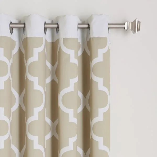 Pack_of_3_Cotton_Beige_Ogee_Printed_With_Sheer_Eyelet_Curtain_Set_for_Window_and_Door