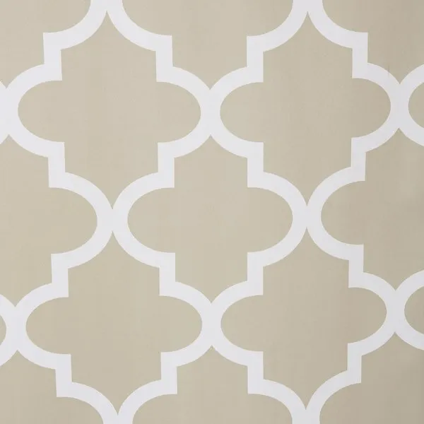 Pack_of_3_Cotton_Beige_Ogee_Printed_With_Sheer_Eyelet_Curtain_Set_for_Window_and_Door