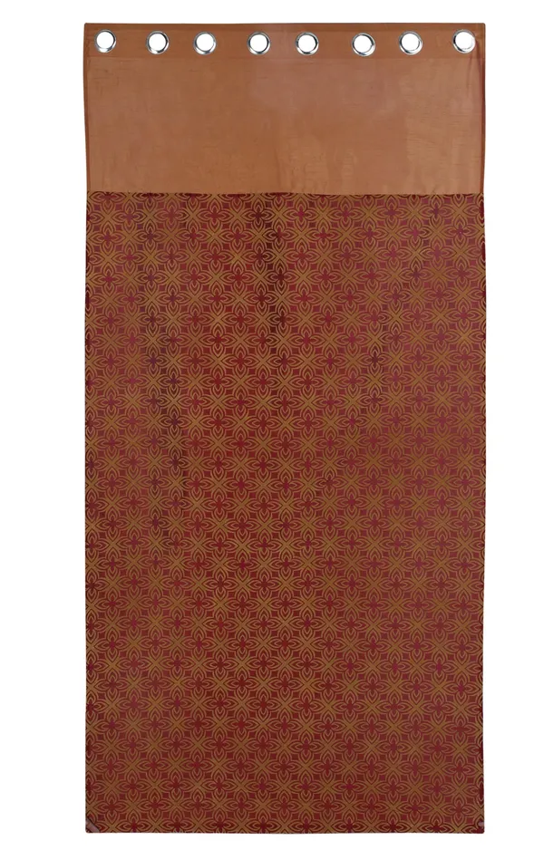 Pack_of_2_Polyester_Rust_Flok_Floral_Printed_Eyelet_Curtain_Set_for_Window_and_Door