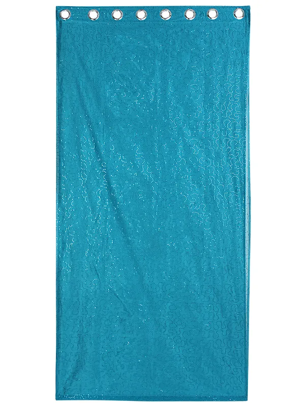 Pack_of_2_Polysilk_Blue_Sheer_Soild_Combo._Eyelet_Curtain_Set_for_Window_and_Door