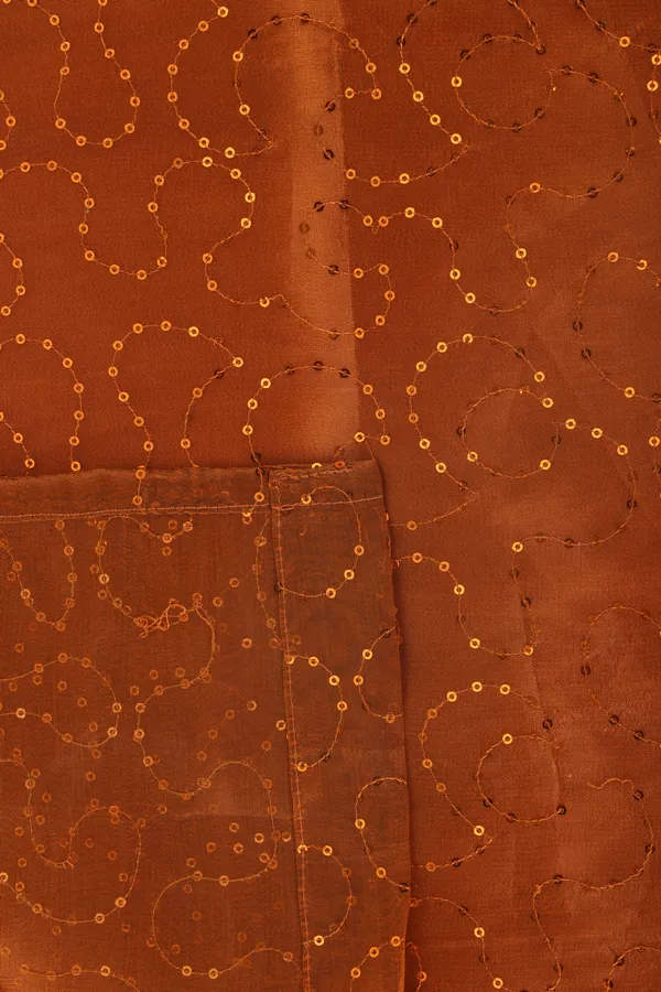 Pack_of_2_Polysilk_Orange_Sheer_Soild_Combo._Eyelet_Curtain_Set_for_Window_and_Door