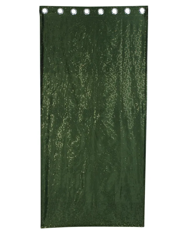 Pack_of_2_Cotton_Green_Sheer_Soild_Combo._Polyester_Eyelet_Curtain_Set_for_Window_and_Door