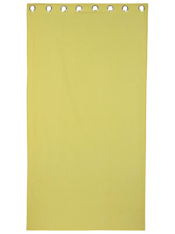 Pack_of_2_Cotton_Yellow_Solid_Eyelet_Curtain_Set_for_Window_and_Door