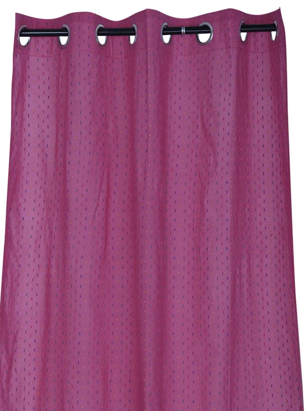 Pack_of_2_Cotton_Magenta_Multi_Butti_Eyelet_Curtain_Set_for_Window_and_Door