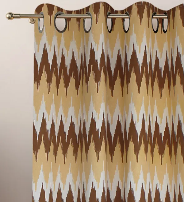 Pack_of_2_Cotton_Beige_Ternion_Printed_Eyelet_Curtain_Set_for_Window_and_Door