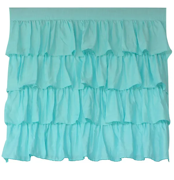 Pack_of_2_Cotton_Blue_Three_in_one_Ultimate_Ruffle_Cotton_Rod_Curtain_Set_for_Window_and_Door