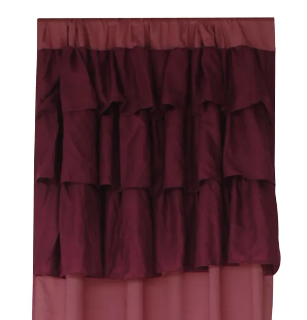 Pack_of_2_Cotton_Purple_Colorful_Ruffle_Rod_Pocket_Curtain_Set_for_Window_and_Door