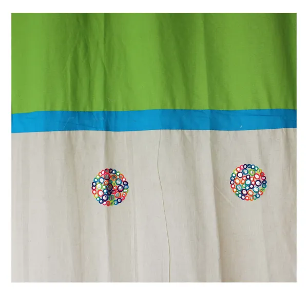 Pack_of_2_Cotton_Bright_Green_Circular_Embroidery_Eyelet_Curtain_Set_for_Window_and_Door