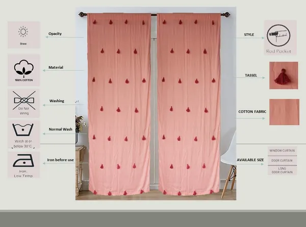 Pack_of_2_Cotton_Peach_Sheer_Merit_Tassel_Collection_Curtain_Set_for_Window_and_Door