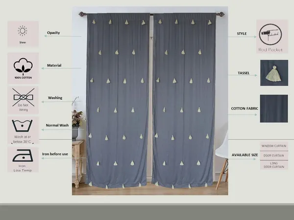 Pack_of_2_Cotton_Steel_Grey_Sheer_Merit_Tassel_Collection_Curtain_Set_for_Window_and_Door
