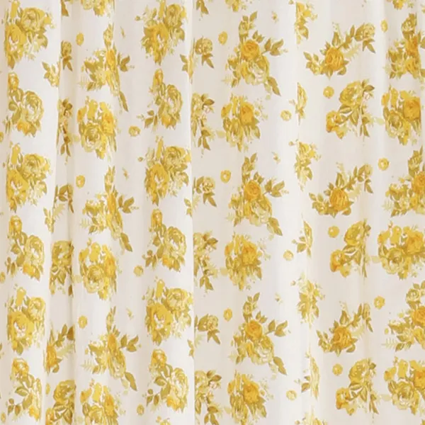 Pack_of_3_Cotton_Brown_Rose_Printed_With_Plain_Tab_Top_Curtain_Set_for_Window_and_Door
