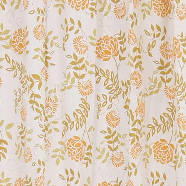 Pack_of_3_Cotton_Orange_Floral_Printed_With_Plain_Tab_Top_Curtain_Set_for_Window_and_Door