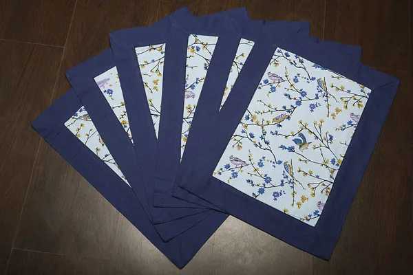 Pack_of_18_Pieces_Cotton_Blue_Bird_Printed_Place_Mat_With_Napkin_for_Dining_and_Center_Table