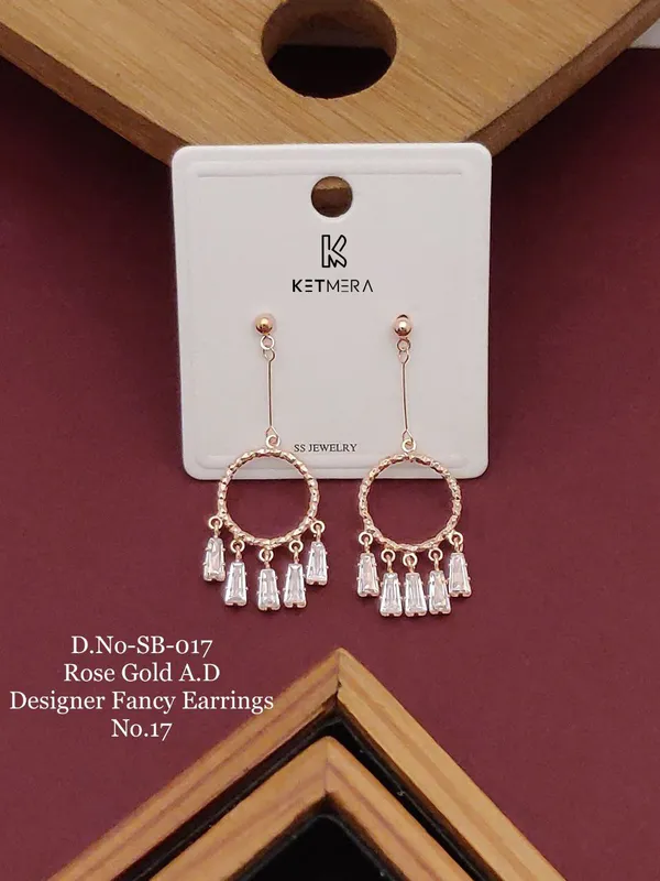 Rose_Gold_Elegant_Earrings_For_Women
