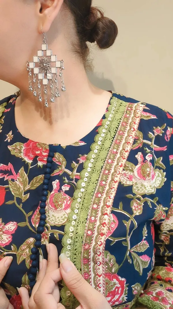 Dark_Blue_Cotton_Anarkali_Kurta_Pant_Set_with_Jacket_and_Dupatta