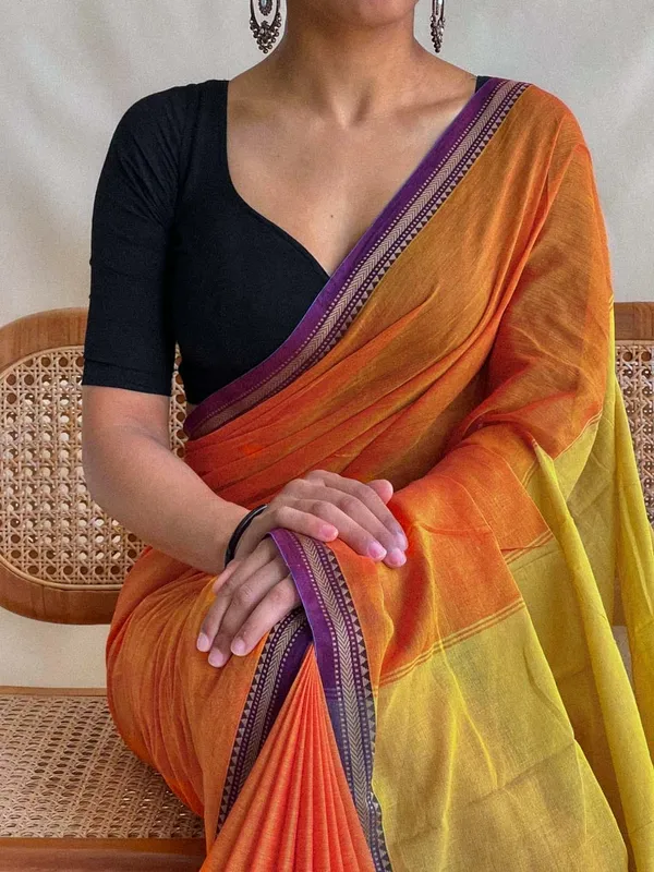 Deep_Gold_Ashwini_Narayanpeth_Pure_Cotton_saree_with_Running_blouse_piece_(Same_as_saree)