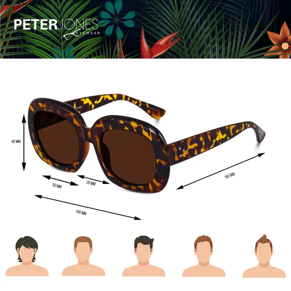 Demi_Brown_Oversized_Square_UV/UB_Protected_Sunglasses_-_For_Women_(3364DA)