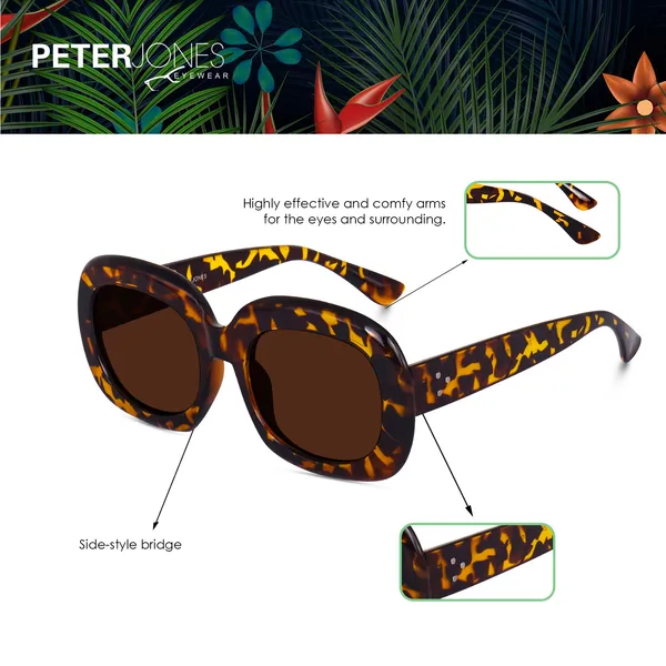 Demi_Brown_Oversized_Square_UV/UB_Protected_Sunglasses_-_For_Women_(3364DA)