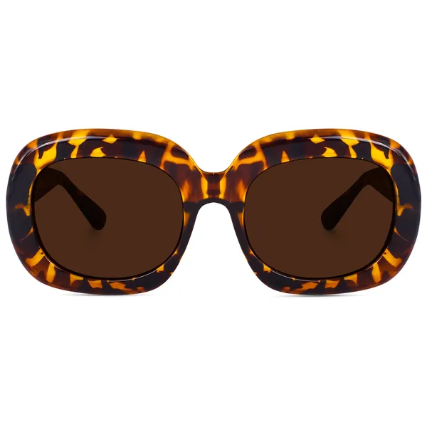 Demi_Brown_Oversized_Square_UV/UB_Protected_Sunglasses_-_For_Women_(3364DA)