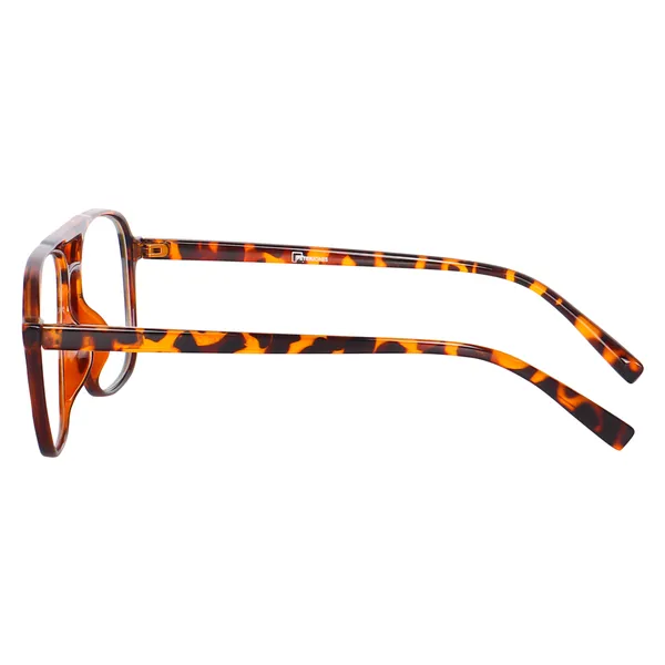 Demi_Brown_Square_Large_Anti_Glare/UV_Protected_Computer/Gaming_Glasses_(20001DA)_-_For_Unisex