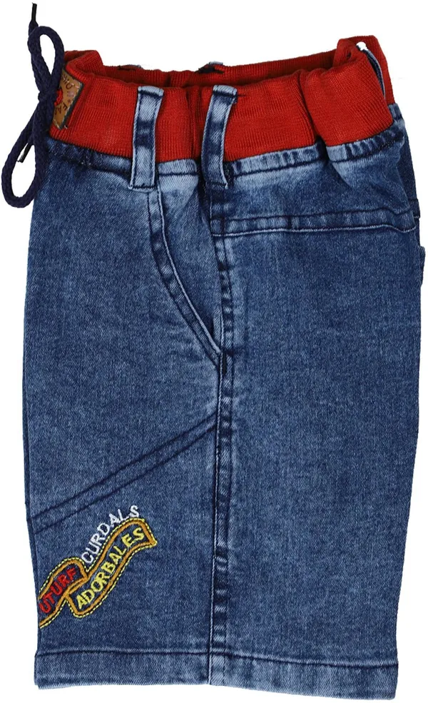Blue_Short_For_Boys_Casual_Solid_Denim-Pack_Of_1