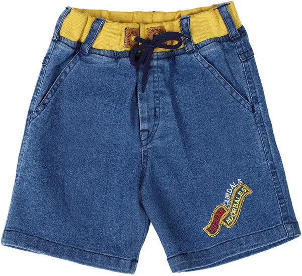 Blue_Short_For_Boys_Casual_Dyed/Washed_Denim-Pack_Of_1