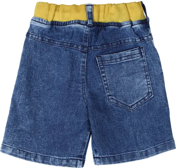 Blue_Short_For_Boys_Casual_Dyed/Washed_Denim-Pack_Of_1