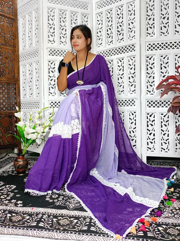 Violet_Designer_Mul_Cotton_Handloom_Saree