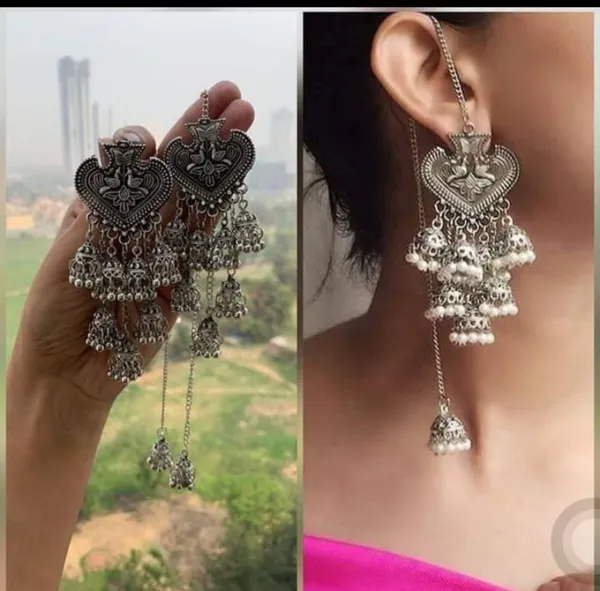 Designer_Oxidized_Earrings_For_Girls