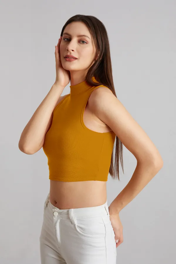 High_Neck_Sleeveless_Ribbed_Slim_Fit_Tank_Top