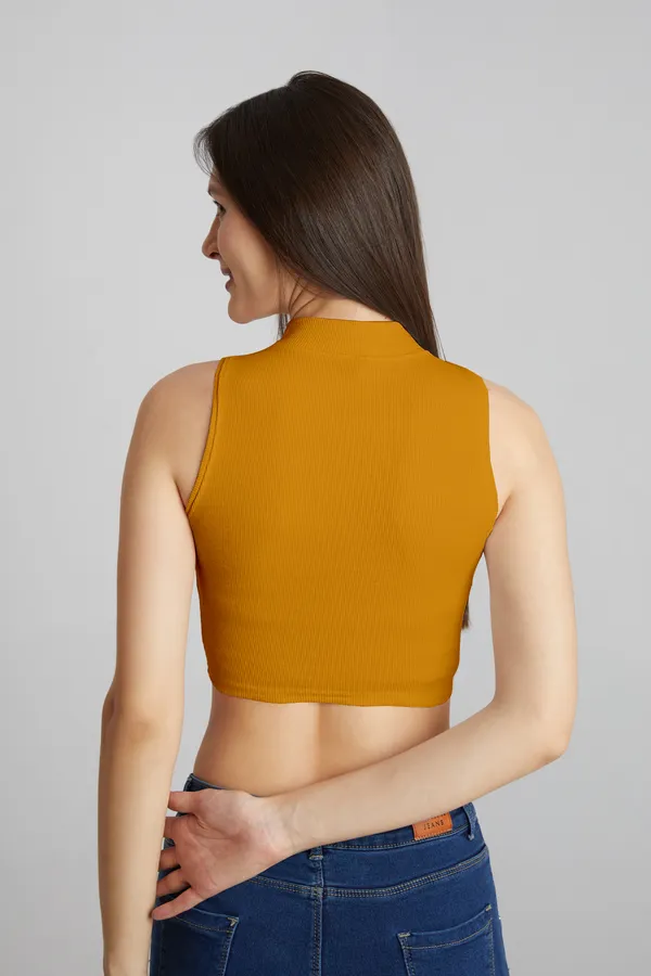 High_Neck_Sleeveless_Ribbed_Slim_Fit_Tank_Top