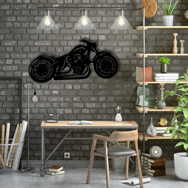 Wooden_Wall_Art_for_Home_Decoration__|_Motorcycle__|_Black