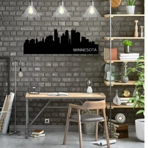 Wooden_Wall_Art_for_Home_Decoration__|_Minnesota_Skyline__|_Black