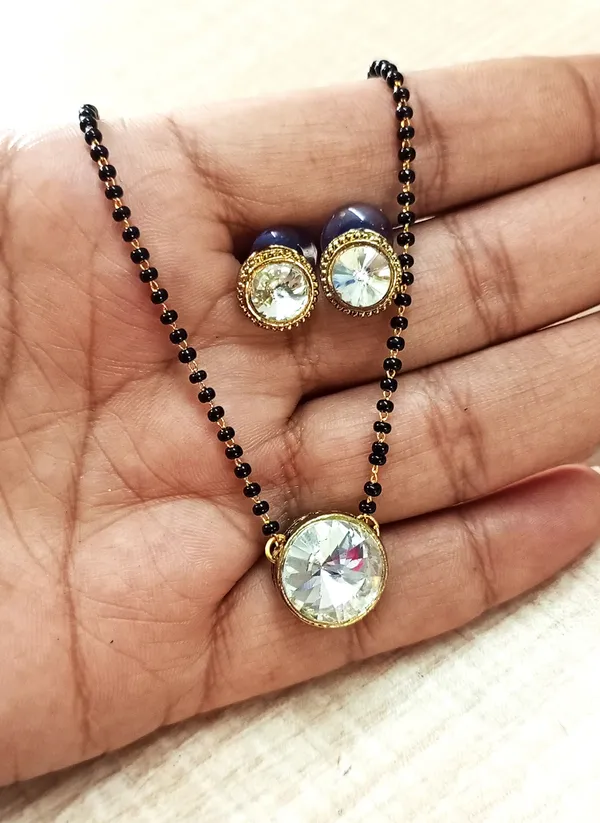18_Inch_Allure_Fusion_Kundan_Mangalsutra_For_Women