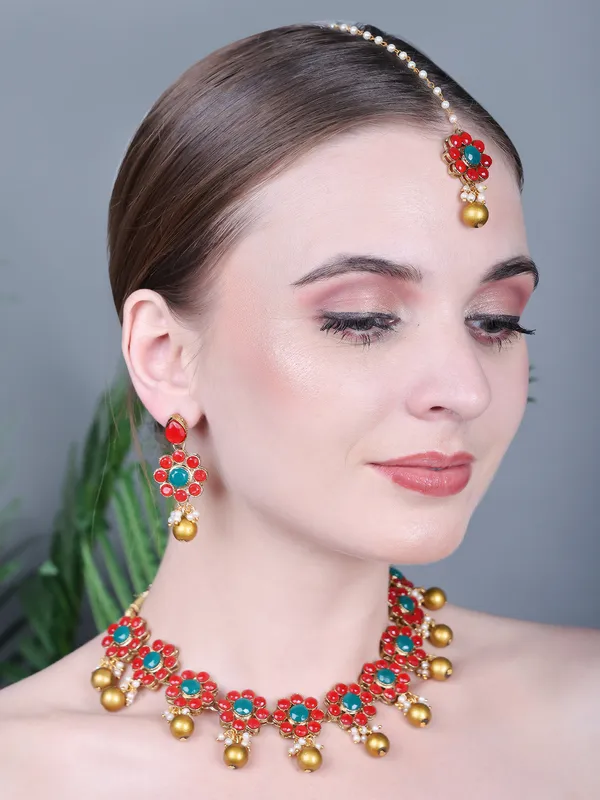 Traditional_Gold_Plated_Kundan_Chokar_Necklace_Set_For_Women