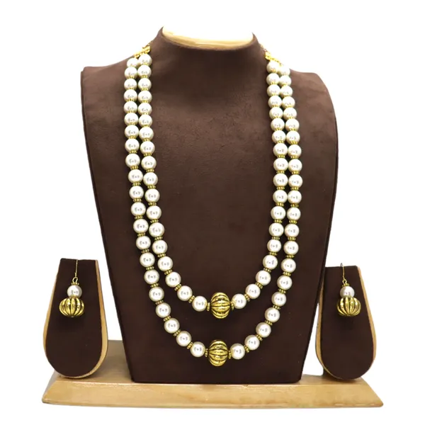 Two_Layer_Pearls_Vintage_Necklace_For_Women