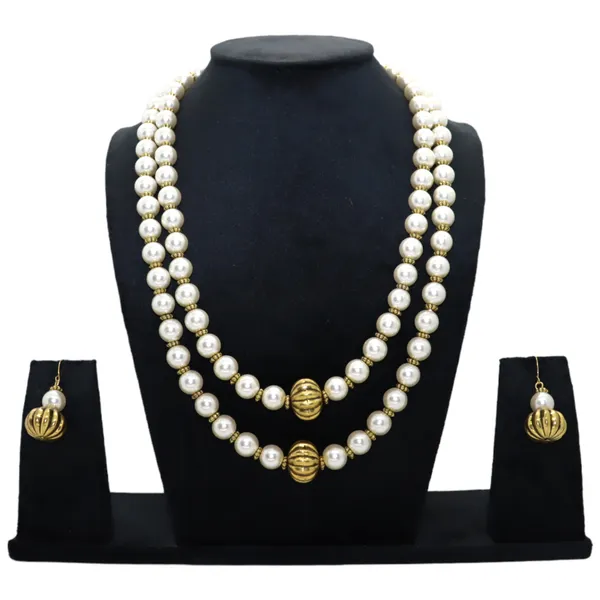 Two_Layer_Pearls_Vintage_Necklace_For_Women