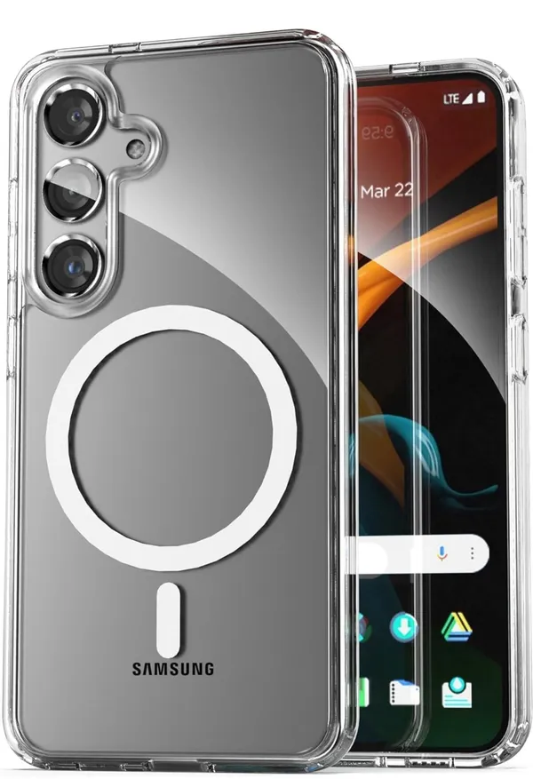 Phone___(Mobile_Cover)__for_Samsung_Galaxy_S22_|_Transparent_MagSafe_Scratch-Resistant_Case